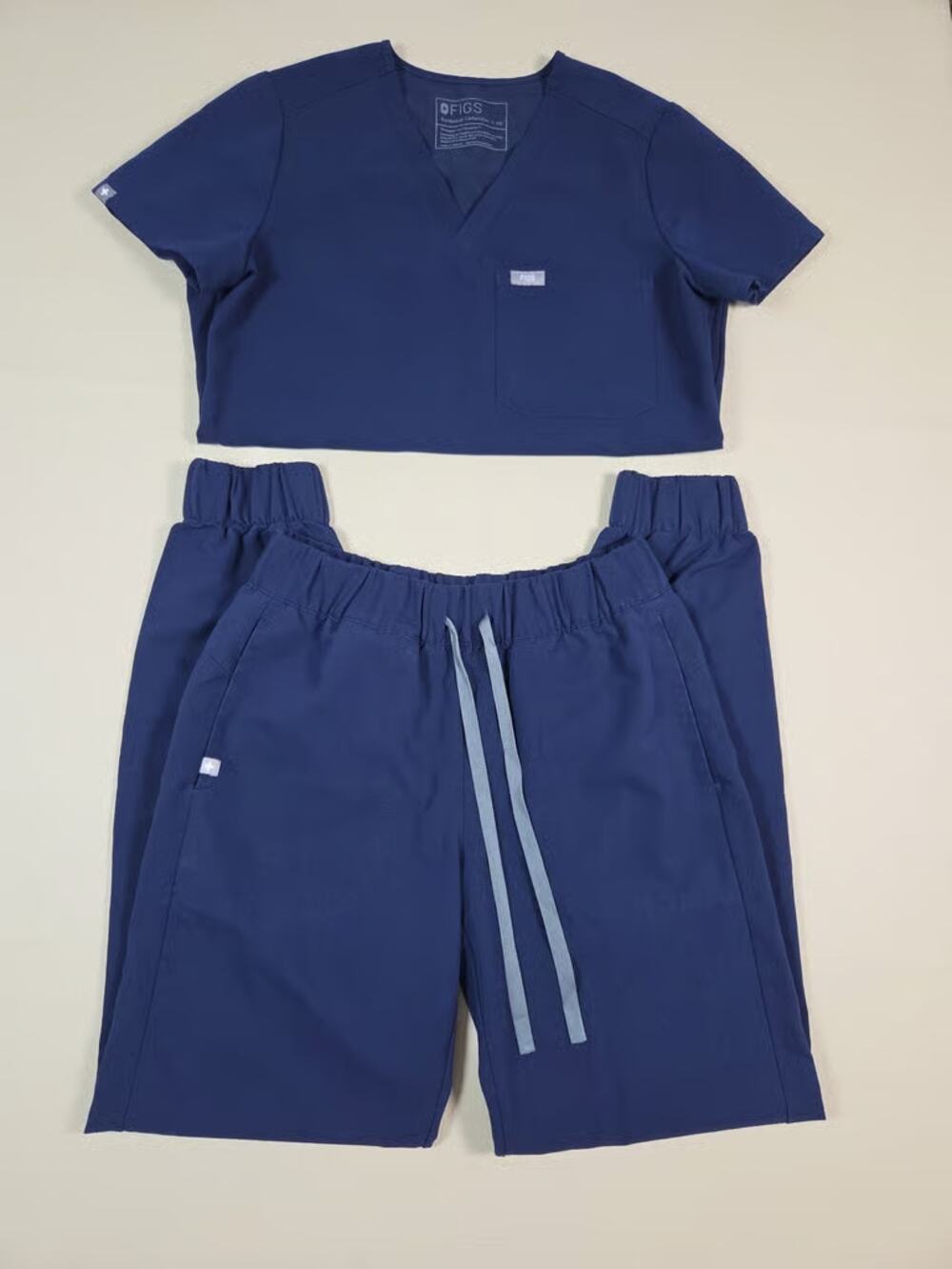 FIGS Navy Blue Women's Catarina Top Zamora Jogger Scrub Set Size XS